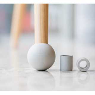 Möbelboll massiv gummi, ljudabsorbent