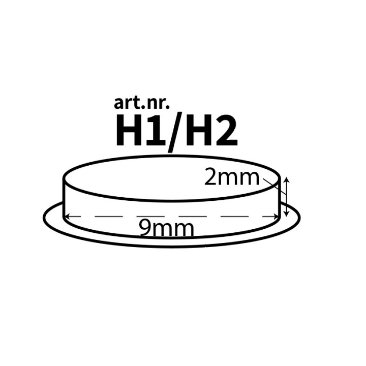Podkładki silikonowe do wyważania i ochrony mebli