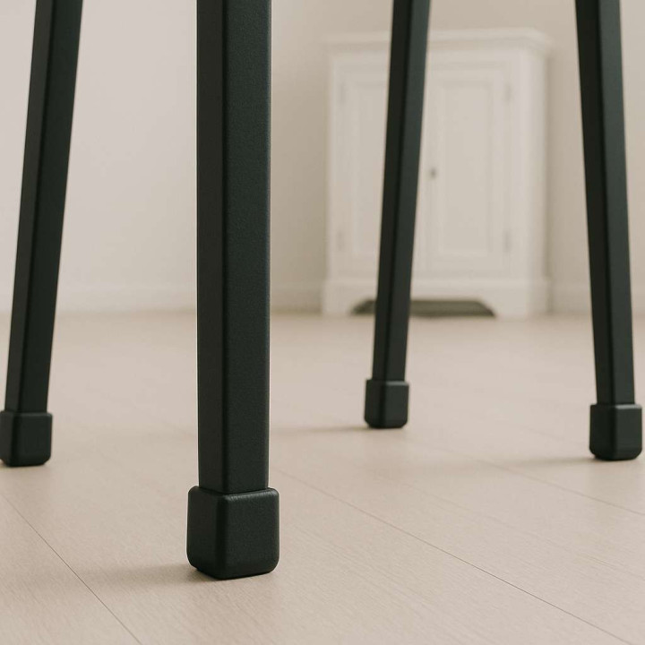 Nakładki na nogi krzeseł, zewnętrzne kwadratowe z tworzywa sztucznego