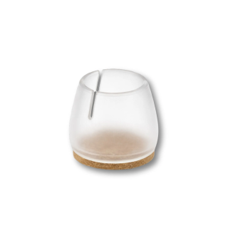 Elastyczne silikonowe nakładki na nogi krzesła z filcem