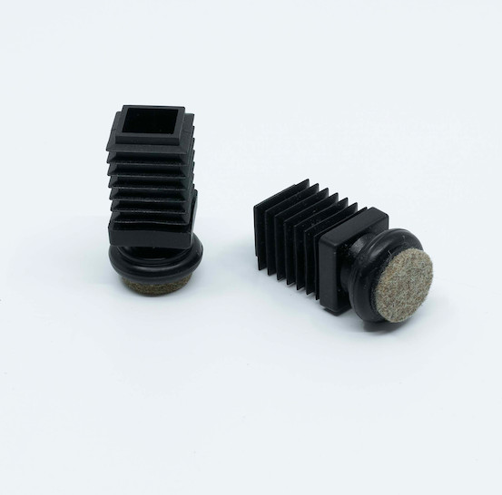 Rörskydd med filt, invändigt fyrkantig och ledad