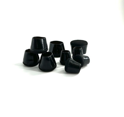 Stolskydd i transparent silikon, effektiva golvskydd