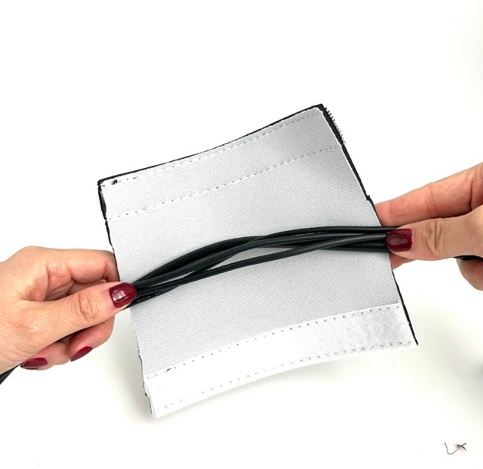 Uchwyty na kable, skarpety na kable z rzepem